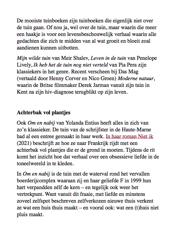 Het Parool over Om en nabij